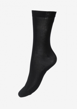 Chaussettes en coton égyptien noir