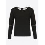 Sweat voile dos noir