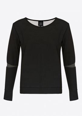 Sweat voile dos noir