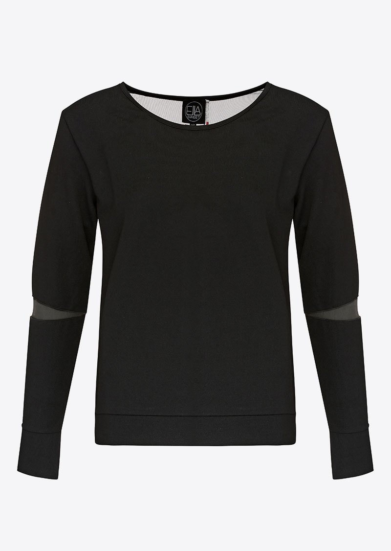 Sweat voile dos noir