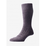 Men - Dark grey cashmere socks