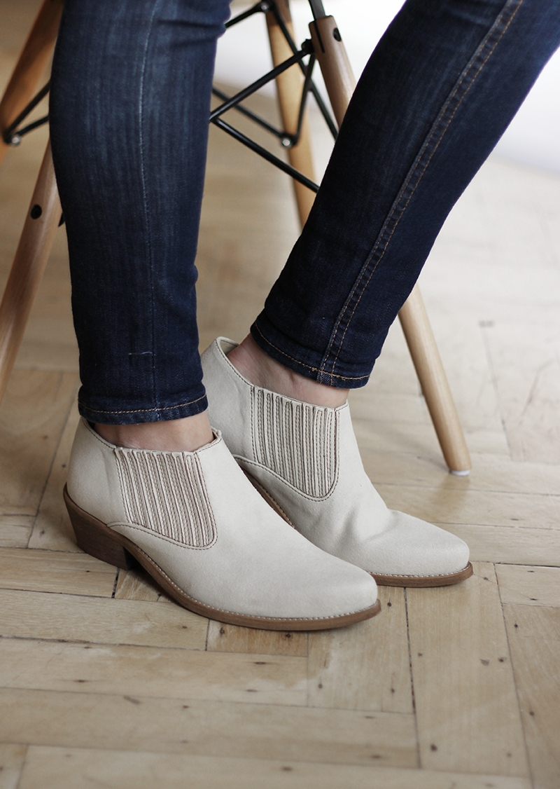 bottines beiges