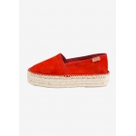 Espadrilles plateformes rouges