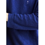 Navy luxe cotton sweater SANDR0