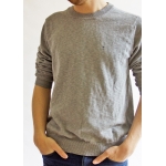 Pull en coton gris SANDRO