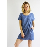 Robe Roselyne bleu denim