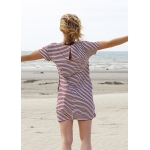 Roselyne organic cotton dress - striped navy