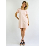 Robe Roselyne en coton biologique - rose