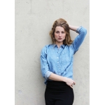 Blue linen shirt Elena