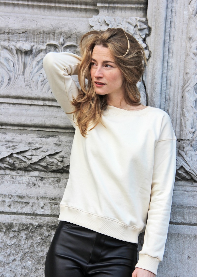 Polyester sweater top
